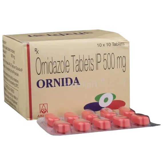 ornida 500mg tablet 10's